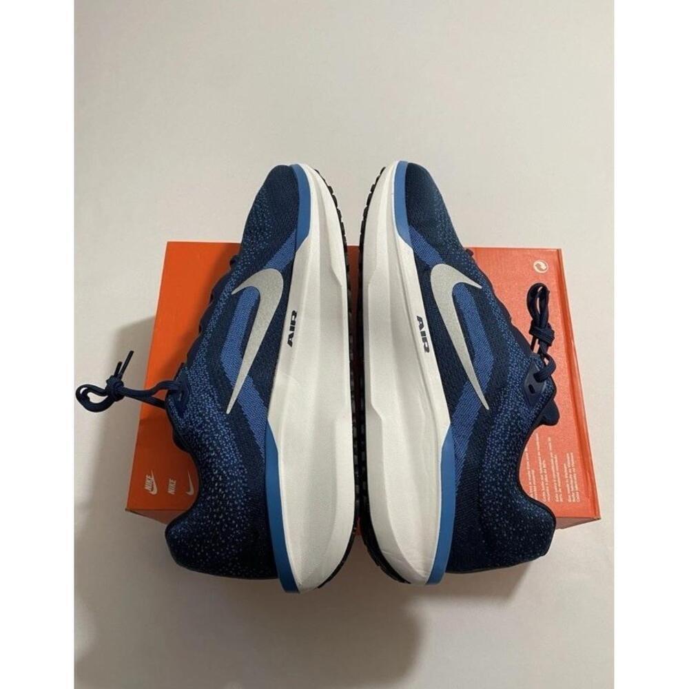 New Mens Size 12 Blue Nike Air Winflo 11 Running Shoes FJ9509 400 Size 10 - Picture 2 of 5